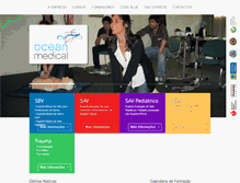 Tablet Screenshot of ocean-medical.pt